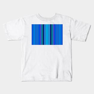 Stripes on Periwinkle Kids T-Shirt